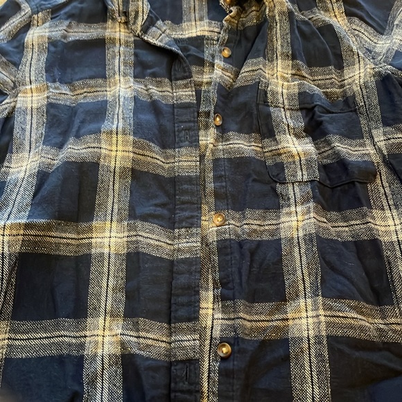 glitter navy flannel - Picture 2 of 2